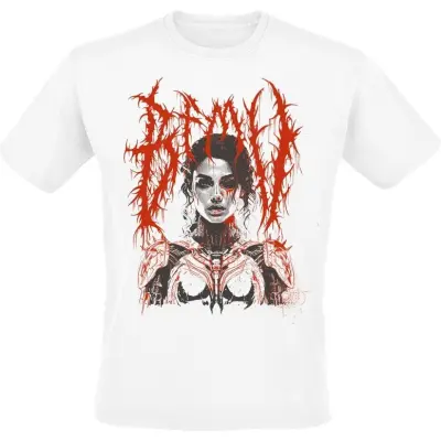 Bullet For My Valentine T-shirt - Robotic Woman - S 4XL - för Herr - vit