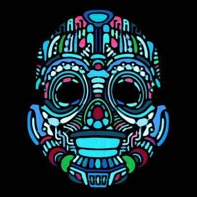 LED Mask Robot - One size