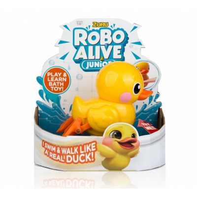 Robo Alive Junior Simmande&Gående Anka - Robo Alive -  Leksaksaffären