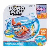 RoboAlive Robo Fish Fiskskål Lila fisk