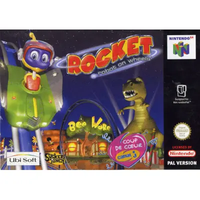 Rocket Robot On Wheels