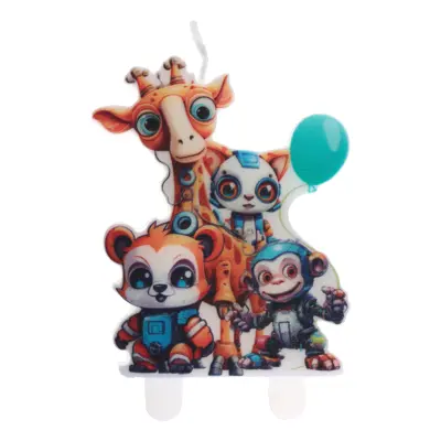 Tårtljus Robotdjur