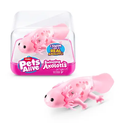 Zuru Pets Alive Swimming Axolots Rosa - Robo Alive -  Leksaksaffären