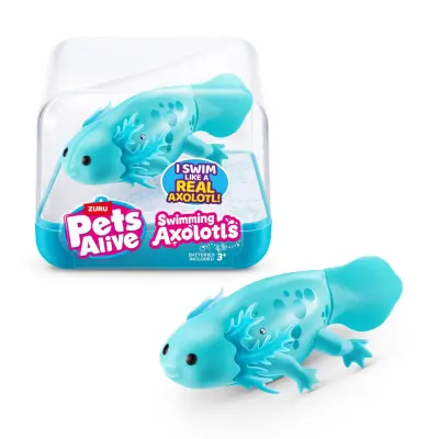 Zuru Pets Alive Swimming Axolots Turkos - Robo Alive -  Leksaksaffären