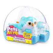Zuru Pets Alive Swimming Penguin Blå - PetsAlive -  Leksaksaffären