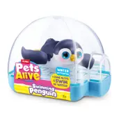 Zuru Pets Alive Swimming Penguin Svart - PetsAlive -  Leksaksaffären