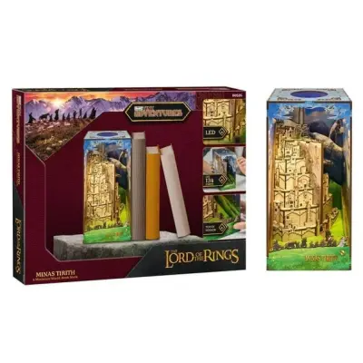 Lord Of The Ring - Book Nook Kit - Minas Tirith - 134Pc + Led Light