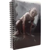 Sagan om Ringen Anteckningsblock - Gollum - 3D Effekt Notizbuch - för flerfärgad