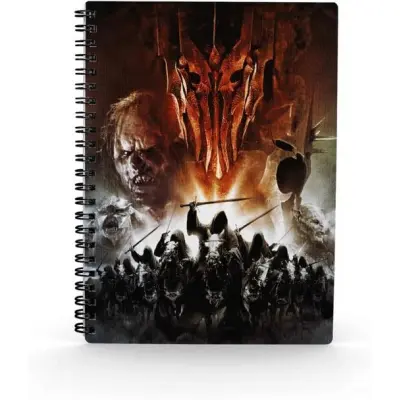 Sagan om Ringen Anteckningsblock - Mordor Evil Army - 3D Effekt Notizbuch - för  flerfärgad