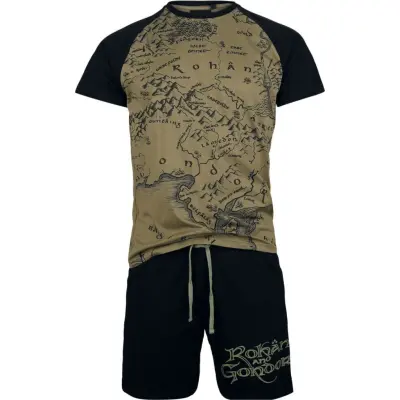 Sagan om Ringen - DC Comics Pyjamas - Rohan And Gondor - S 3XL - för Herr - flerfärgad