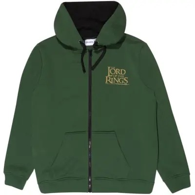 Sagan om Ringen Luvjacka - Logo - S L - för Herr - grön