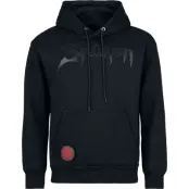 Sagan om Ringen Luvtröja - Heat Logo - Sauron - Black On Black - S XXL - för Herr - svart