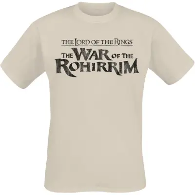 Sagan om Ringen T-shirt - Die Schlacht der Rohirrim - Sigils Of The Riddermark - S 4XL - för Herr - sand