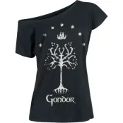 Sagan om Ringen T-shirt - Tree Of Gondor - S XXL - för Dam - svart