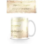 The Lord Of The Ring Ring Inscription Mug