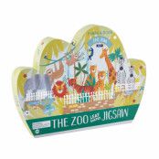 FLOSS & ROCK Jungle 80pc Leaf Shaped Jigsaw with Shaped Box  - 38P3434