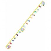 Happy Birthday Banner 2 meter - Peppa Gris