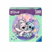 Lilo & Stitch Round Jigsaw Puzzle Stitch