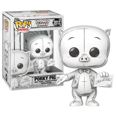 Looney Tunes - Pop Animation Nr 2012 - Porky Pig (Sketched Deco)