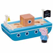 Peppa Pig Wooden Boat w. Figure