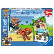 Ravensburger Jigsaw Puzzles 3x49Pc Paw Patrol