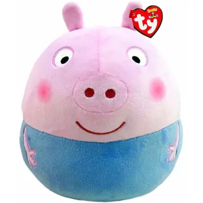 Ty Plush Squish a Boos George Pig 14
