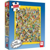 Simpsons - Cast of Thousands Jigsaw Puzzle