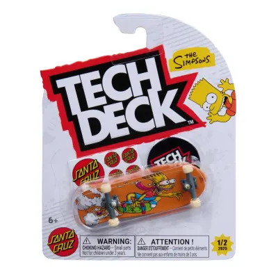 Tech Deck Fingerboard 96mm The Simpsons 1/2 - Tech Deck -  Leksaksaffären