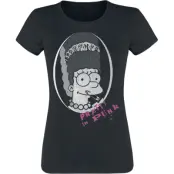 The Simpsons - Anime T-shirt - Marge Punk - S XXL - för  svart