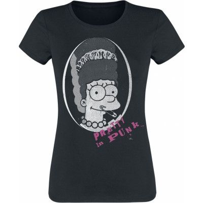 The Simpsons - Anime T-shirt - Marge Punk - S XXL - för  svart