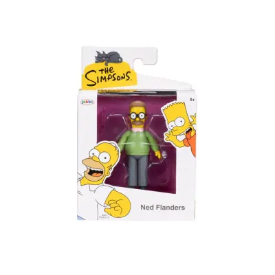 The Simpsons Figur 6cm Ned Flanders - The Simpsons -  Leksaksaffären