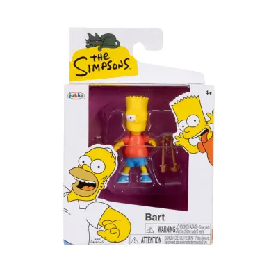 The Simpsons Figur 6cm w2 Bart - The Simpsons -  Leksaksaffären