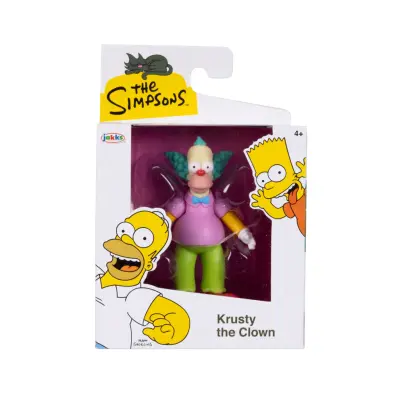 The Simpsons Figur 6cm w2 Krusty The Clown - The Simpsons -  Leksaksaffären