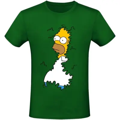 The Simpsons T-shirt - Homer - S XXL - för Herr - grön