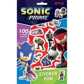 100 stk Sonic Prime Klistermärken