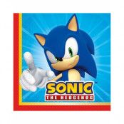 20 stk 33x33 Cm Servetter - Sonic the Hedgehog