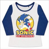 Fast Sonic - Sonic The Hedgehog Girly Baseball Tee, Long Sleeve T-Shirt