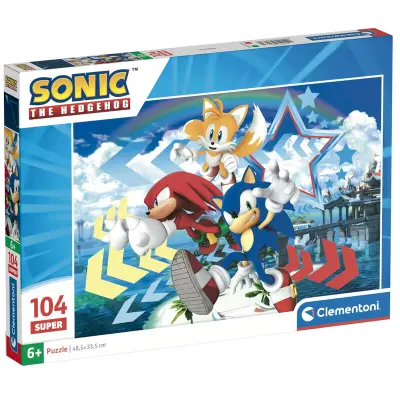 Pussel Sonic the Hedgehog puzzle 104 Bitar