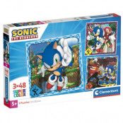 Sonic - 3 Puzzle 48P Set