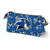 Sonic - Action - Triple Pencil Case '10X23.5X5Cm'