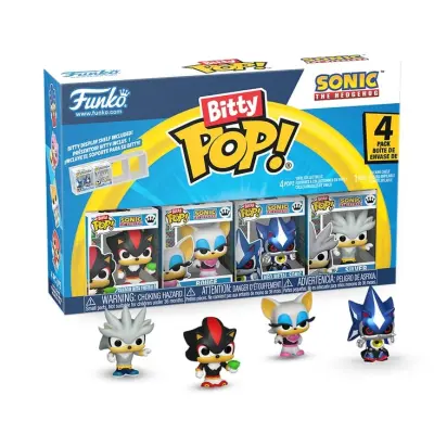 Sonic - Bitty Pop 4 Pack 2.5Cm - Shadow