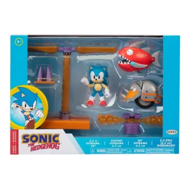 Sonic Classic Diorama Set - Sonic -  Leksaksaffären