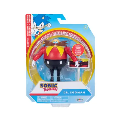 Sonic Figur 10cm med tillbehör Dr. Eggman - Sonic -  Leksaksaffären