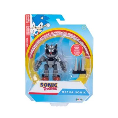 Sonic Figur 10cm med tillbehör Mecha Sonic - Sonic -  Leksaksaffären