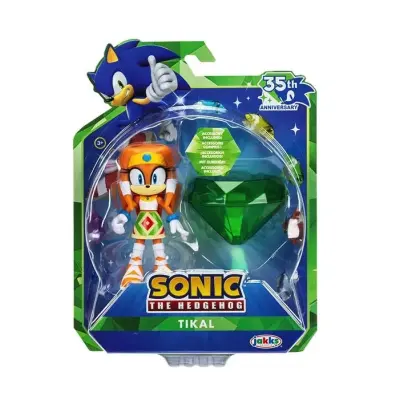 Sonic Figur 10cm med tillbehör Tikal W24 - Sonic -  Leksaksaffären