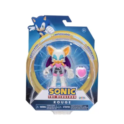 Sonic Figur 10cm Rouge the Bat with Heart Bomb - Sonic -  Leksaksaffären