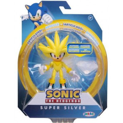 Sonic Figur 10cm Super Silver
