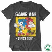 Sonic - Game On Since 1991 Organic Tee, T-Shirt
