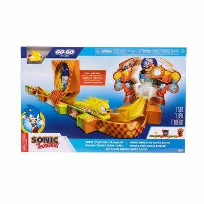 Sonic Go-Go Racers Super Sonic Deluxe Lekset - Sonic -  Leksaksaffären