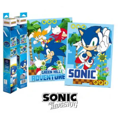 Sonic - Green Hill - 2 Posters 52x38cm Set